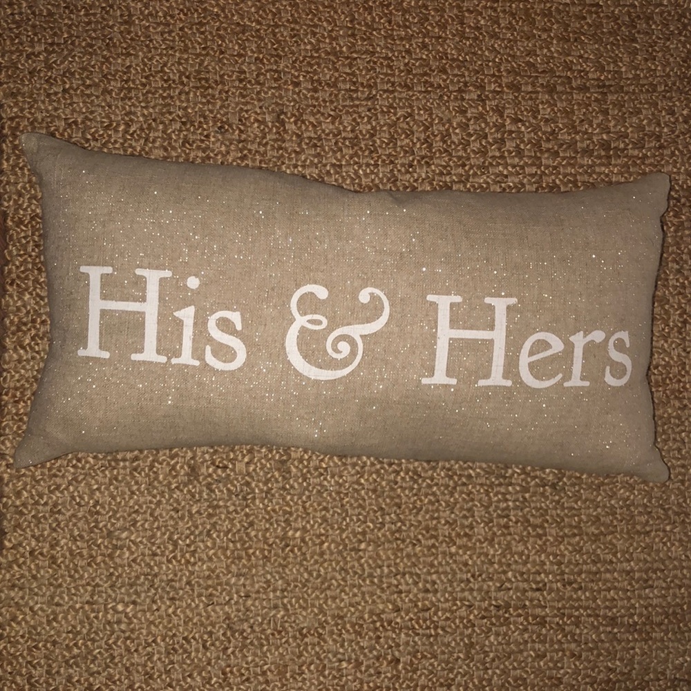 🤍ADORABLE HIS & HERS DECORATIVE PILLOW🤍